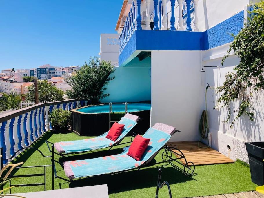 Villa 2Bdr With Sea View, Private Pool Albufeira Exterior foto